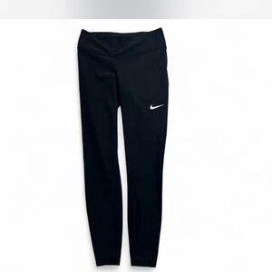 Nike Woman’s Black Leggings with White Swoosh